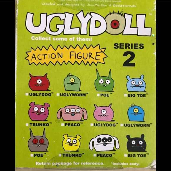 Uglydoll Action Figure Series 2 Uglyworm Collectible Toy In Box Blue One Eye - Picture 3 of 9